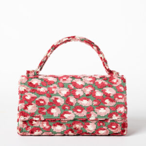 Anna Velvet Spotted - Pink Green